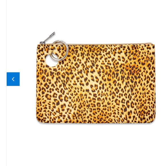 Large Silicone Zipper Pouch - Cheetah - New - Picture 1 of 3